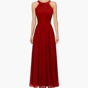 Dressystar, Lace Chiffon Red Formal Dress, XXL